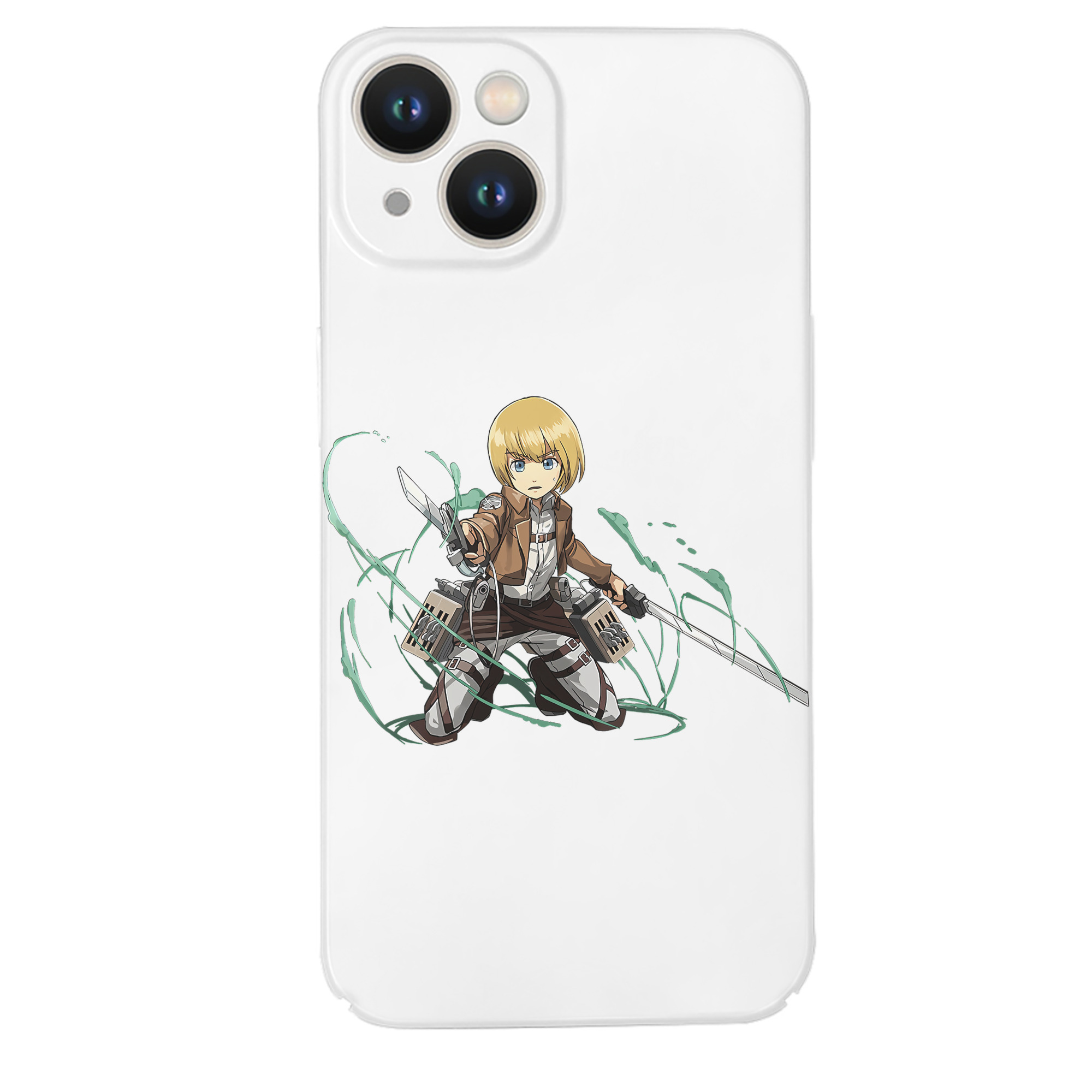 （画像用） 進撃の巨人 アルミン·アルレルト Attack on Titan Armin Arlert 【iPhone 14シリーズ対応】ハードケース